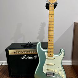 Fender Stratocaster Professional II with Marshall MG250DFX amp