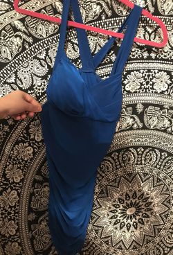 Blue dress