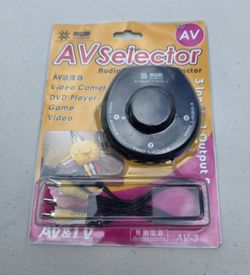 AV Selector – (for Video Camera, DVD Player, Video, Games etc.) (NEW)