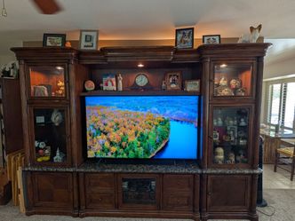 Large Entertainment Wall Unit