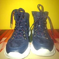 Blue Tommy HILFIGER WOMAN BOOTS