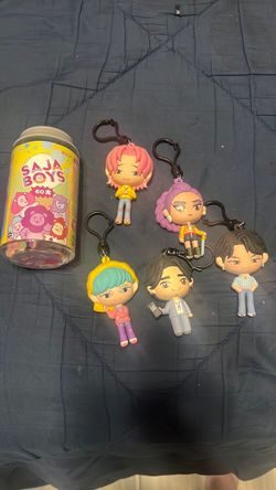 K Pop Demon Hunters keychains and a puzzle!