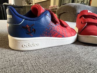 Adidas Spiderman Shoes Sz 7