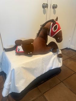 TOY SEA BISCUIT LAP HORSE