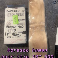 Human Hair Extensiones I-Tip