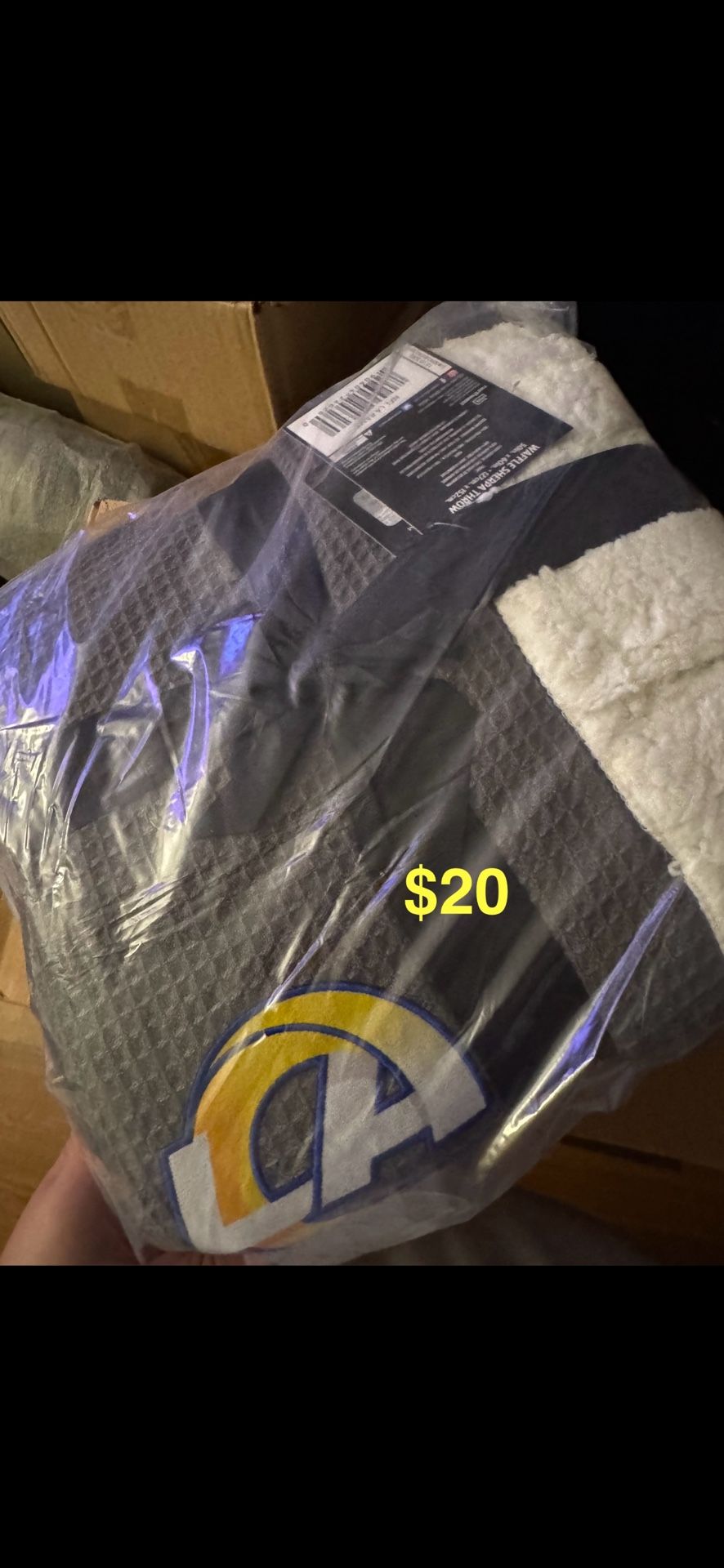 Rams Throw Blanket