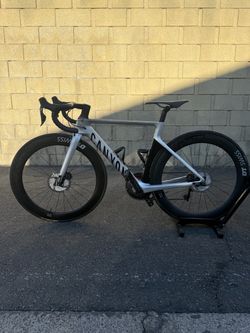 Canyon Aeroad CF SL 8.0 di2 size XS silver/black