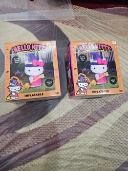 Brand New 3.5 ft Hello Kitty Halloween Inflatable $25/each or $45/for 2