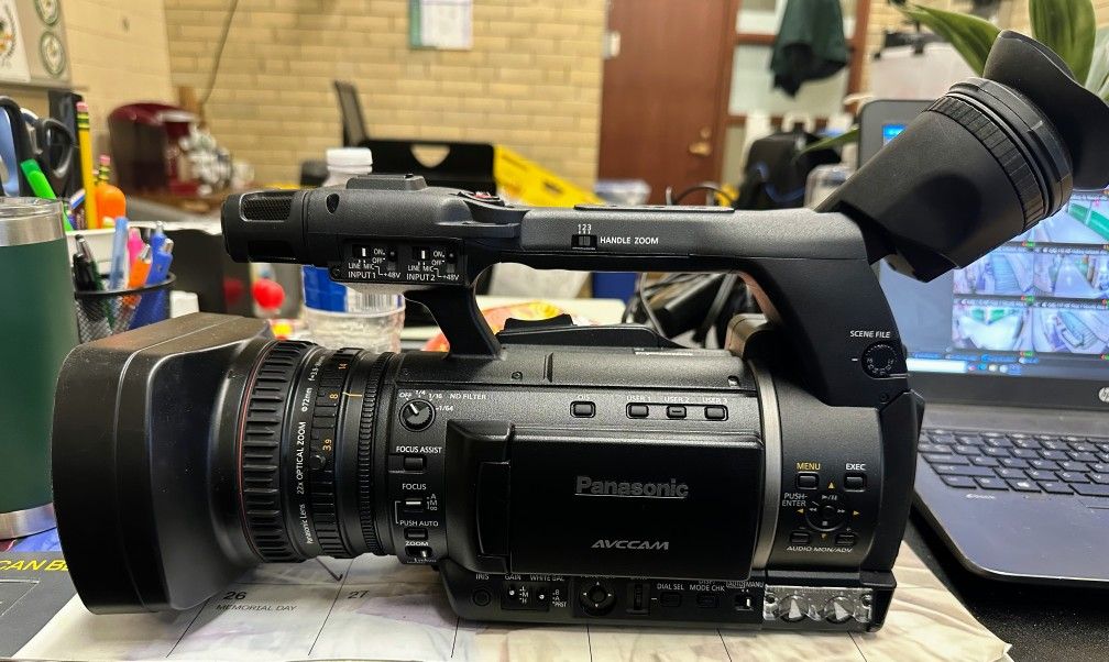 Panasonic AG-AC130P AVCCAM HD Professional Handheld Camcorder - XLR Audio