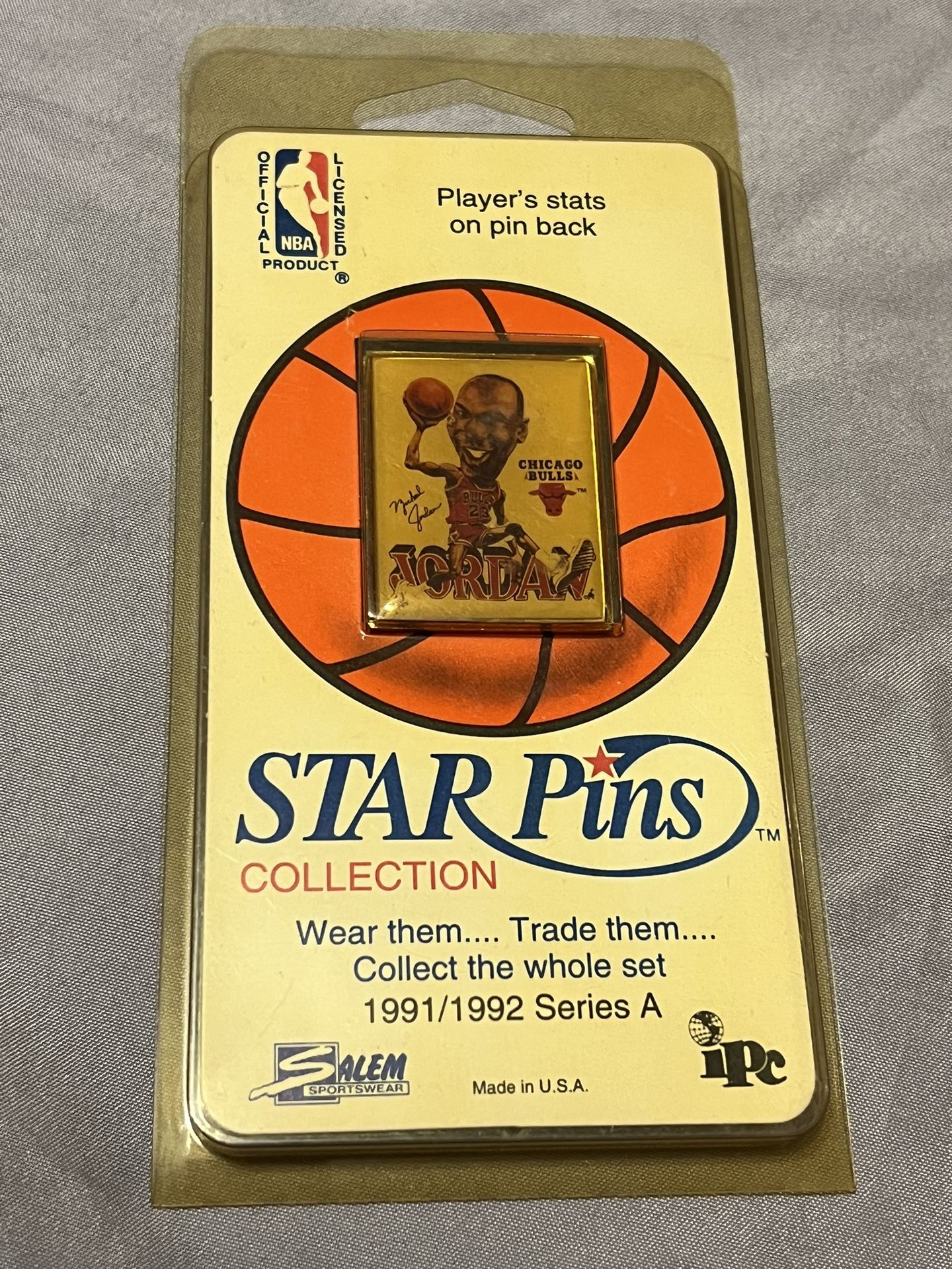 1991-92 Michael Jordan Pin !