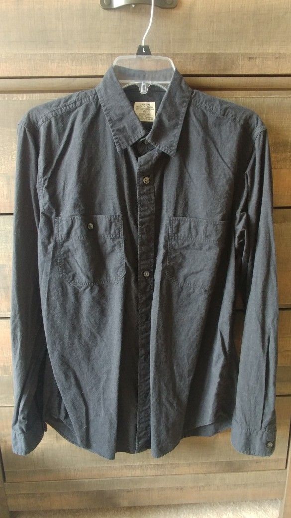 JCrew, Van Heusen Men's long sleeve casual formal shirt Henley polo sport shirt