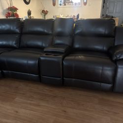 5 Person Reclining Sectional Sofa