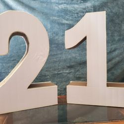 Cardboard Numbers