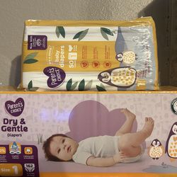 New Parents Choice Diapers Sz 1 