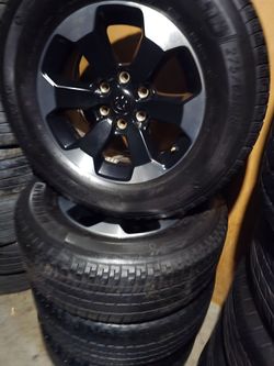 Dodge ram rebel wheels  size 18"