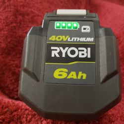 Ryobi 40-Volt Lithium-Ion 6.0 Ah High Capacity Battery Pack OP40603