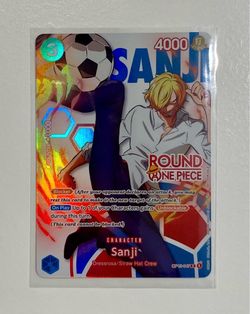 Sanji - One Piece x Round 1 Promo card OP15-047 * English