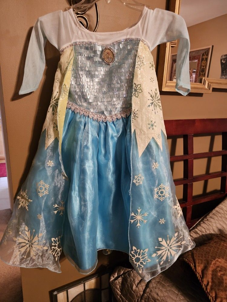 Disney 1st Edition Elsa Dress Size 4