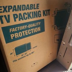 ADJUSTABLE TV MOVING BOXES 📦 Up To 60 In Flat Screen $9.00 ea