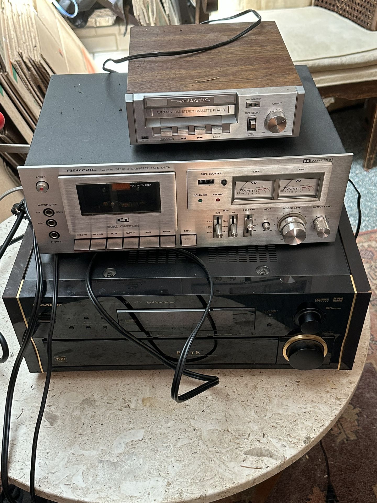 Vintage Pioneer Elite Receiver 120 watts Phonograph input