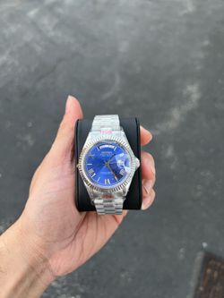 Seiko Deep Blue Roman Dial Watch
