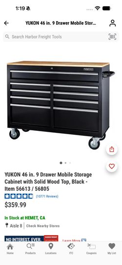 Still new Yukon 46inch toolbox