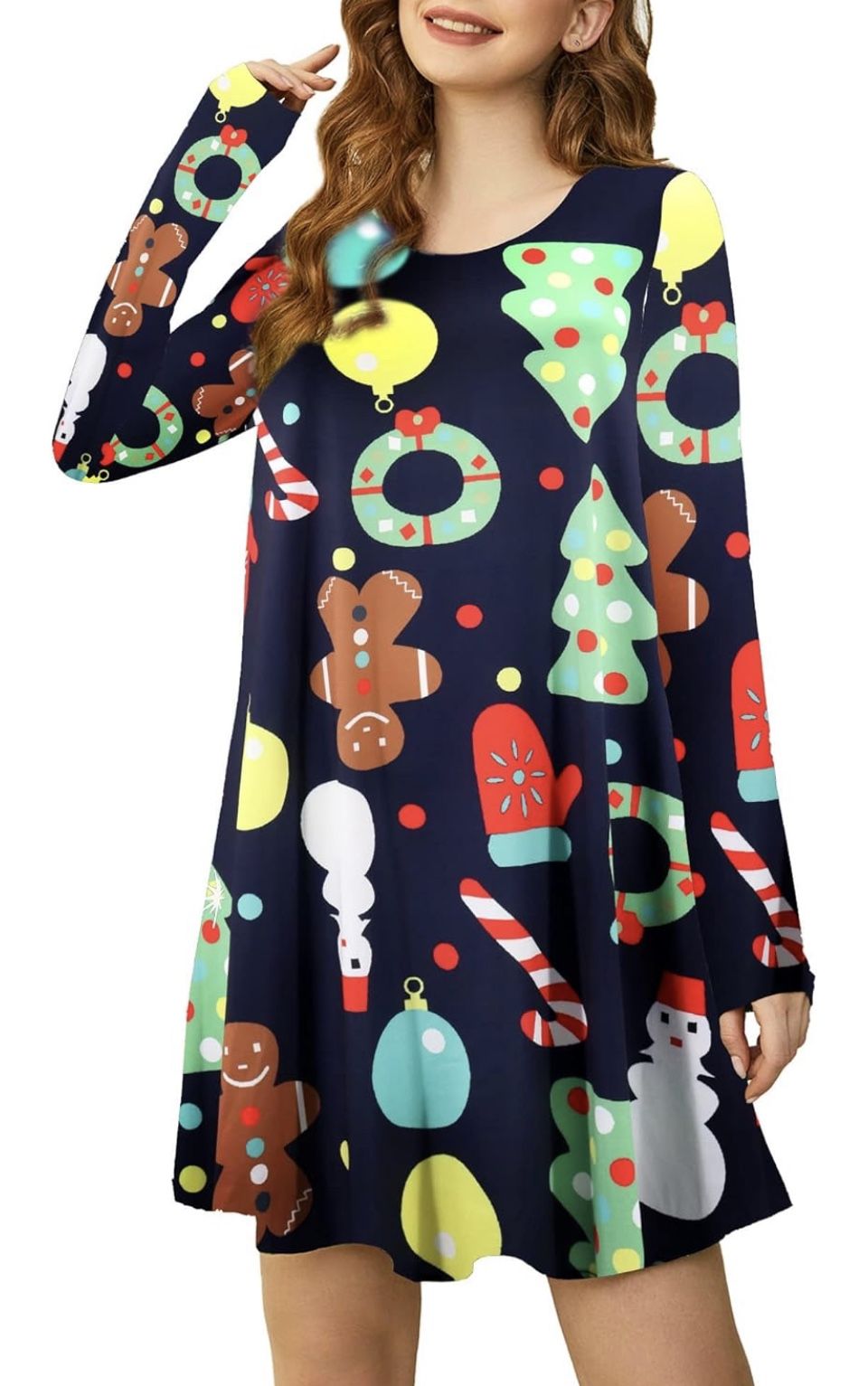 New Women Girls Ugly Christmas Sweater , Nightgown, Dress Large Or X-Large