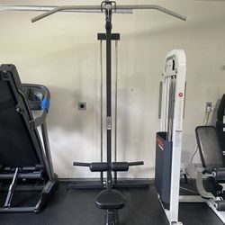 Titan Fitness Plate-Loaded Lat Pulldown Machine (w/Upgraded Attachments)
