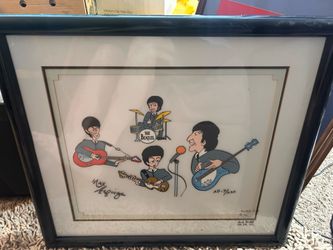 Beatles Cel Art original hand painted