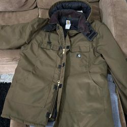 Rare Carhartt Jacket With Detachable Hood Size XL 