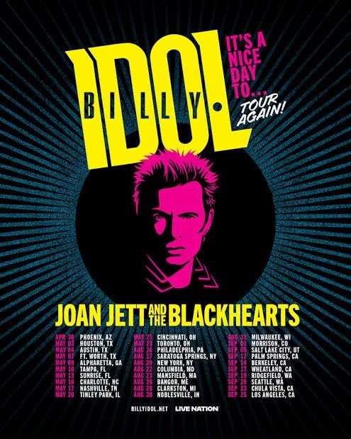Billy Idol And Joan Jett Tickets 