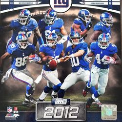 New York Giants plaque 2012