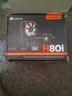 H80i- liquid coolant CPU fan