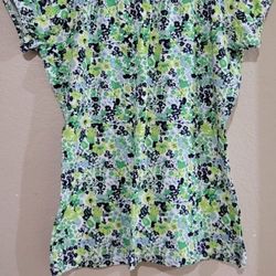 Womens Floral Top Size Small