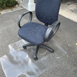 Office Chair And Mat