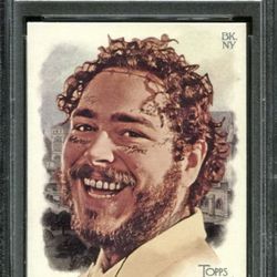 Psa 10 Post Malone Topps Rookie Card Allen Ginter