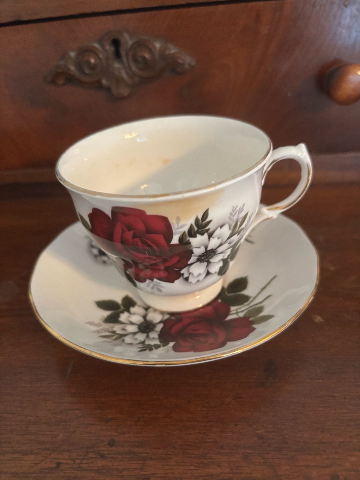 Vintage Queen Anne bone China cup and saucer