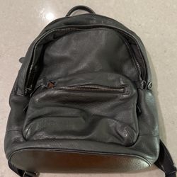 Coach Leather Backpack