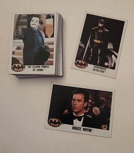89 Topps Batman Card Bundle 39 Cards Included