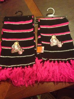 ICarly 2 Pairs Of Scarves for girls