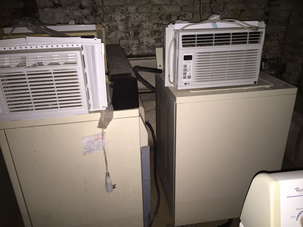 Three Window aCs, A Washing Machine And Two Dryers