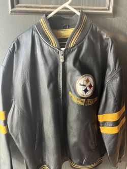 Leather Steelers Jacket