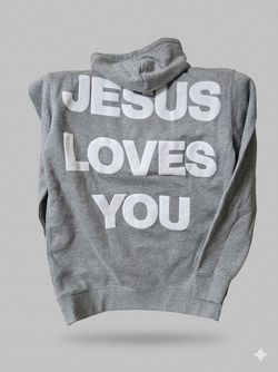 Heavyweight Hoodie with Cross Graphic