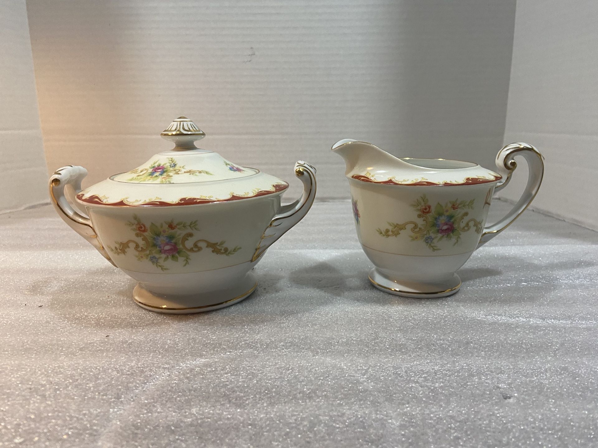 Vintage Fine Bone China Marked Bottoms Occippied Japan By Aladdin In Wembley Pattern