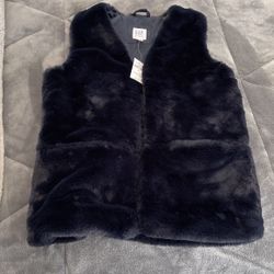 Girls Faux Vest