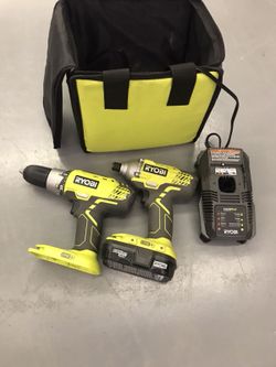 Ryobi Drill Set With Battery And Charger