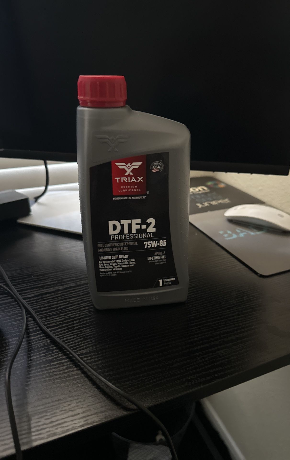 Brand New Full Synthetic Differential And Drive Terrain Fluid (1 Quart)