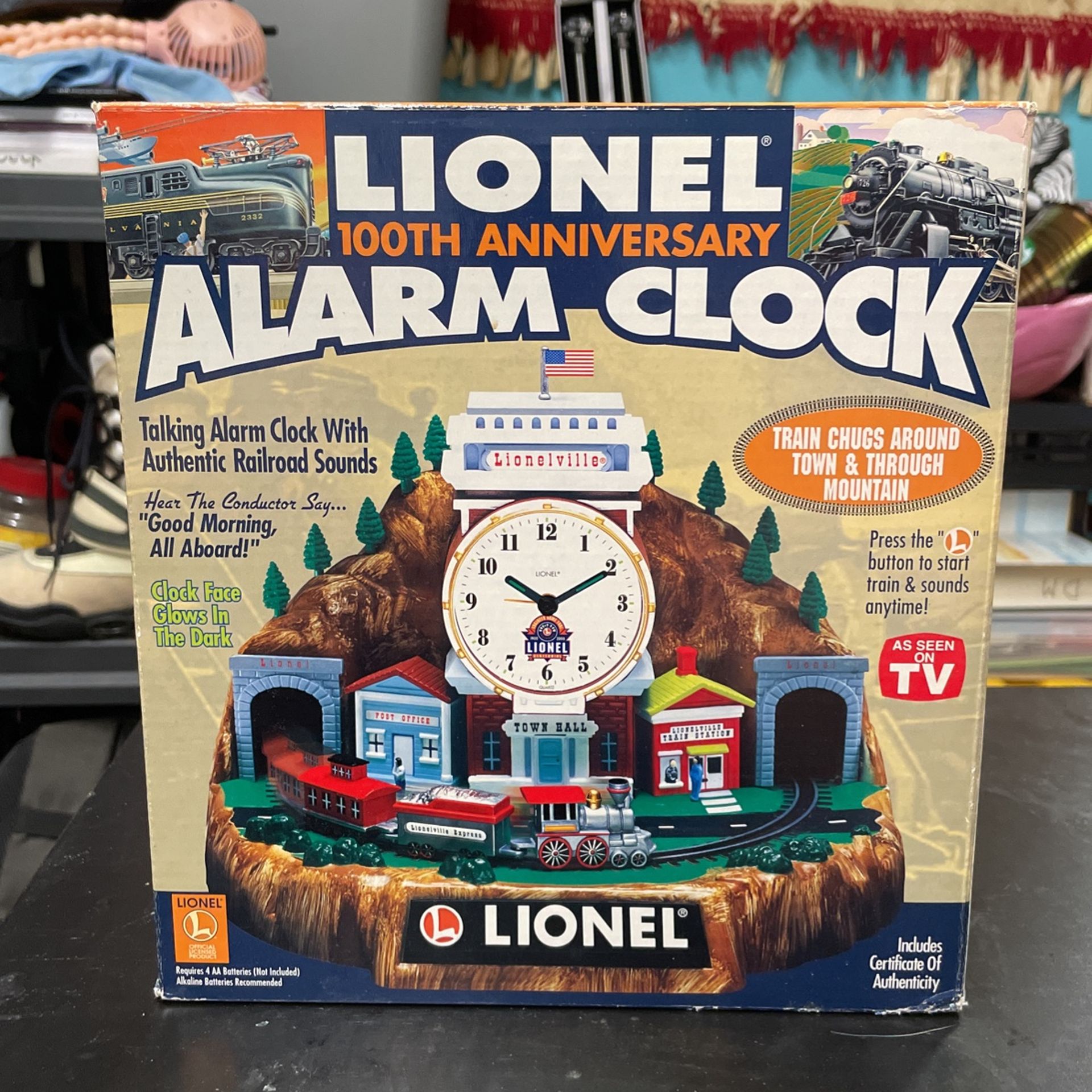 Lionel 100th Anniversary Alarm Clock