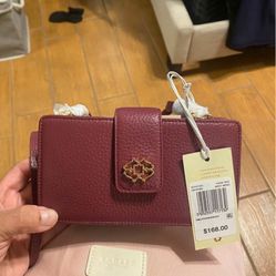 Radley London Small Dark Red Cross Body/wristlet Purse