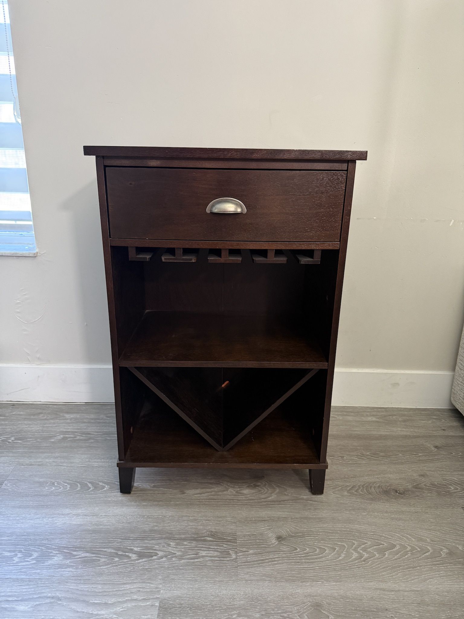 Solid Wood Wine Cabinet - Free Delivery